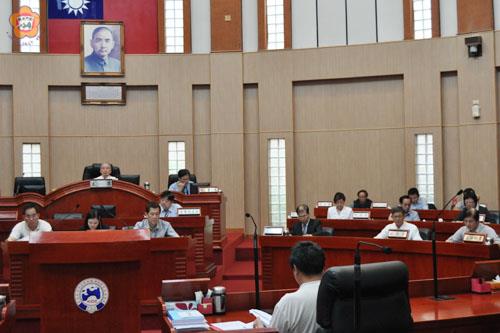 　縣議會第五屆第五次臨時會昨開議。（莊煥寧攝）