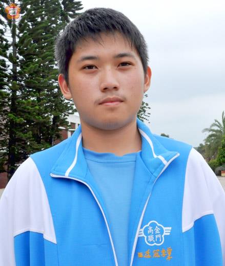 李冠廷是金門農工歷年來分數最高的統測榜首。（張建騰攝）