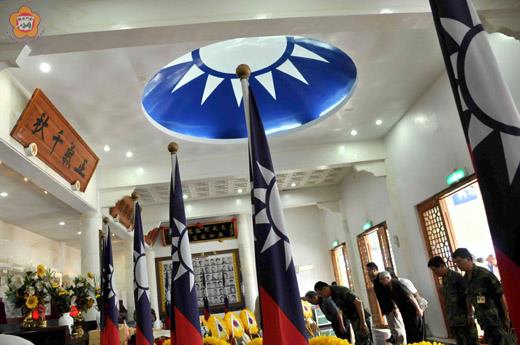 金防部與縣政府昨天在太武山忠烈祠舉辦「秋祭」。（張建騰攝）