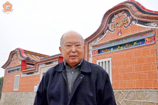蔡金福曾在只有「七個半」金門人的台中大甲鎮當選鎮長。(張建騰攝)