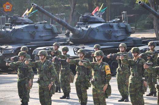 戰車營將在春節期間擔任應變部隊。（張建騰攝）