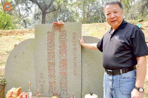 蔡福來是瓊林蔡氏宗族的第二十九世裔孫;今年的春祭和墓祭,他是二十個頭家中的一個。(張建騰攝)